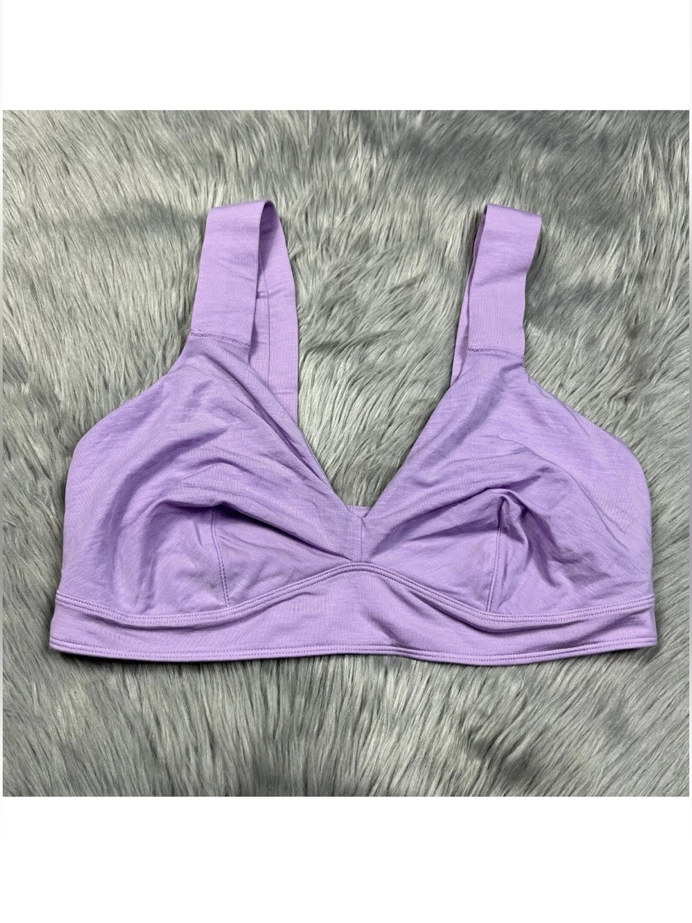 Parade Womens Tencel Purple Bralette Size XL